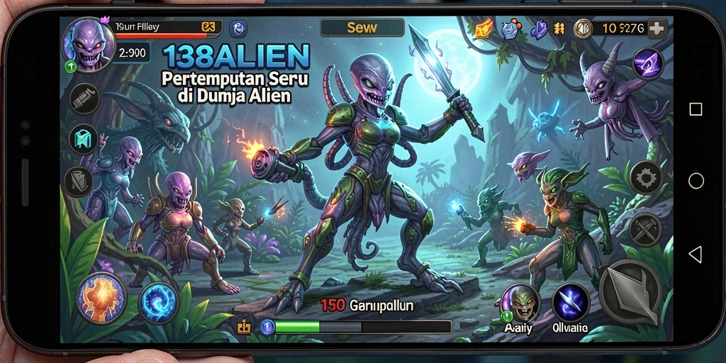 Gameplay mendebarkan dalam pertempuran alien intens