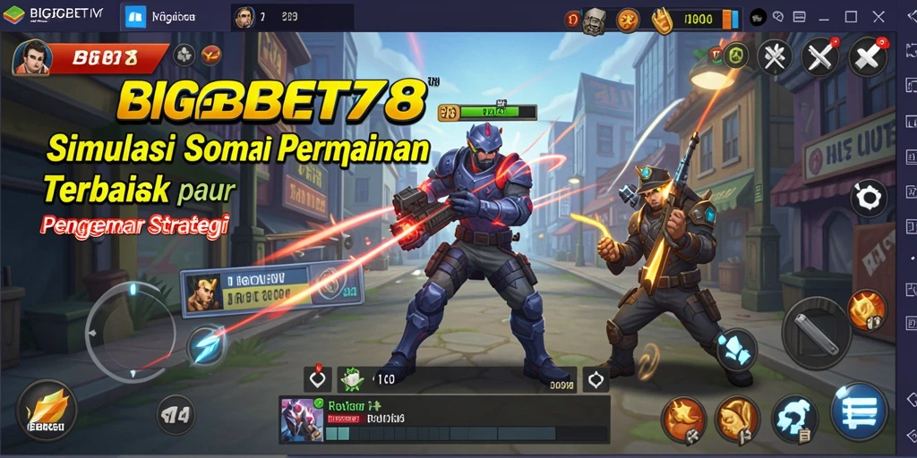 Screenshot utama <strong>BIGBET78</strong> menunjukkan aksi gameplay Simulation yang mendebarkan.
