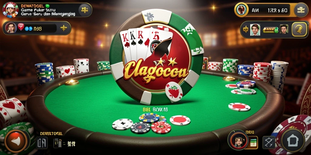 Tampilan gameplay DEWATOGEL yang menegangkan dan seru.