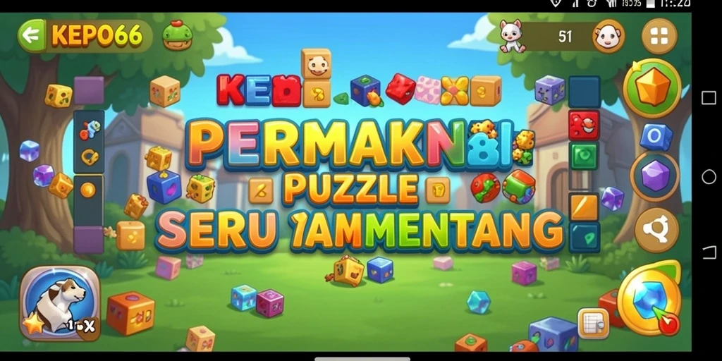 Tampilan gameplay puzzle KEPO66 yang menantang dan seru.