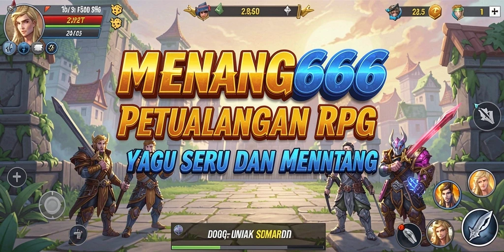 Tampilan gameplay yang menakjubkan dari MENANG666 dengan petualangan RPG seru.