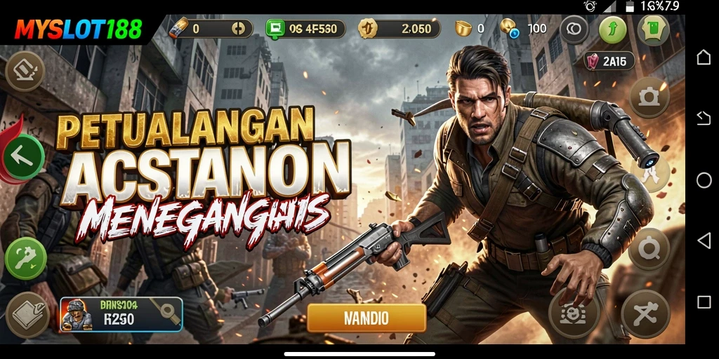 Tampilan aksi mengesankan dalam gameplay MYSLOT188.