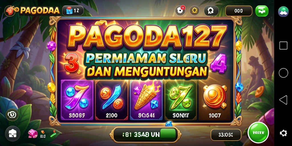 Tampilan menarik dari gameplay PAGODA127 di slot.