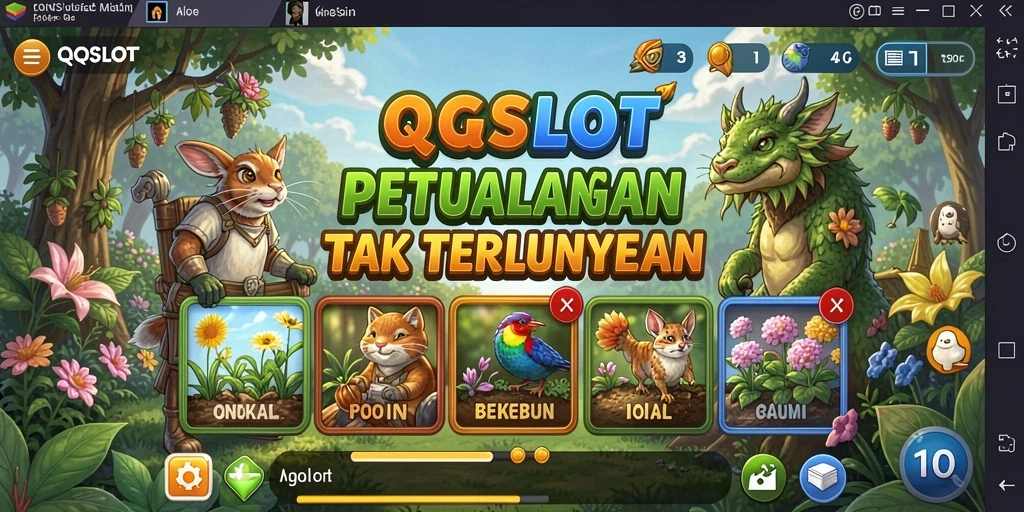 Screenshot menampilkan pengalaman gameplay seru di QQSLOT.