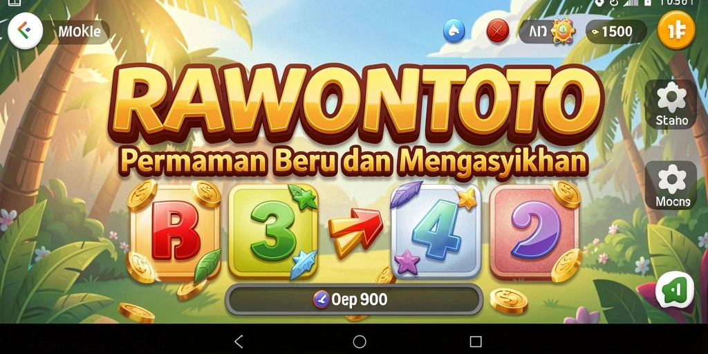 Tampilan gameplay seru di RAWONTOTO dengan berbagai tema Bingo.