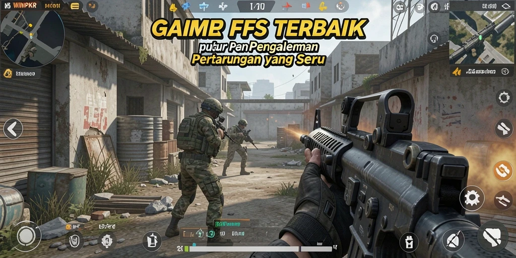 Gameplay seru dalam aksi tembak-menembak di WINPKR.