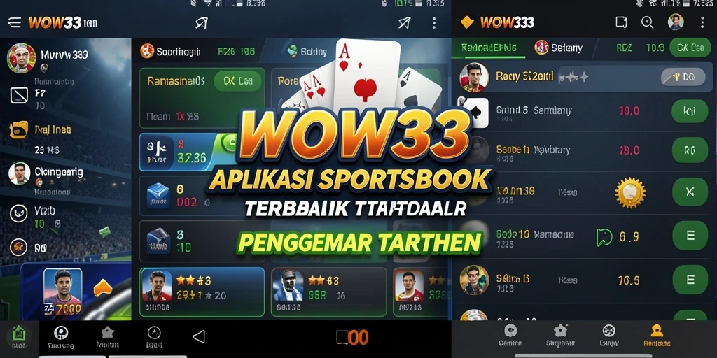 Tampilan gameplay <strong>WOW33</strong> yang menarik dan interaktif dalam sportsbook.